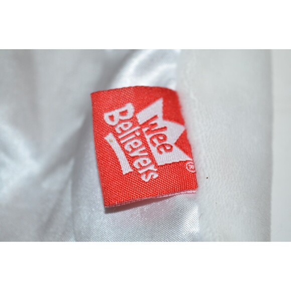 Wee Believers Lamb I am a Child of God Lovey Sheep Blue Security Blanket Satin - Picture 8 of 8